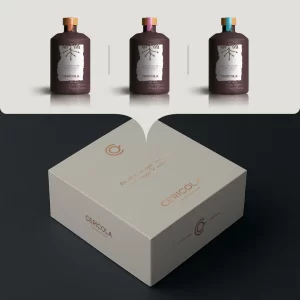 confezione regalo bottiglia denocciolato 0 50l arbequina oliana coriana oleificio cericola 0