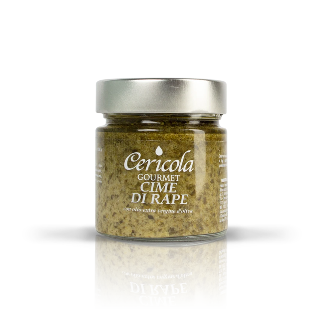 conserva cime di rapa in olio extravergine di oliva oleificio cericola