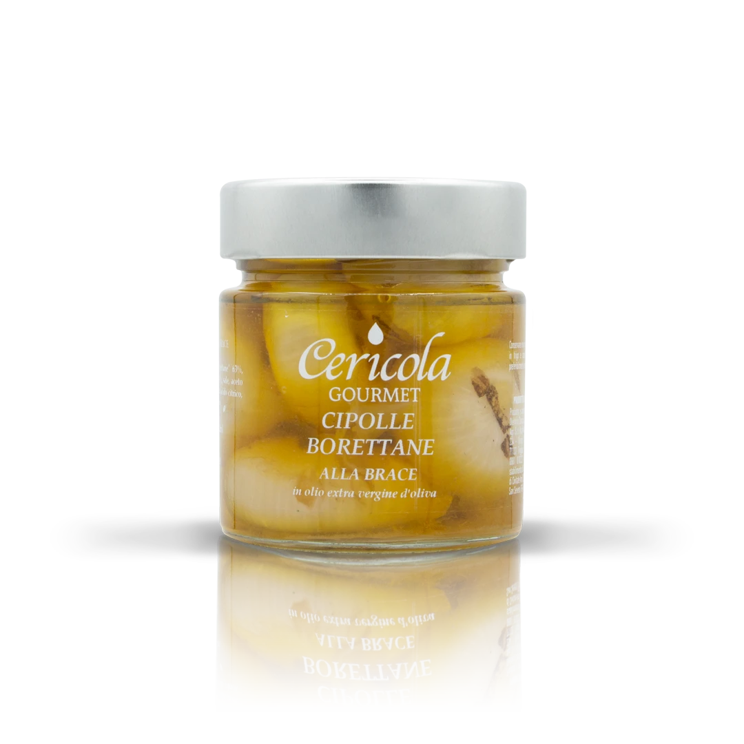 conserva cipolle borettane alla brace in olio extravergine di oliva oleificio cericola