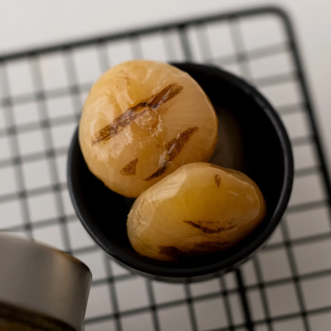 conserva cipolle borettane alla brace in olio extravergine di oliva oleificio cericola dettaglio