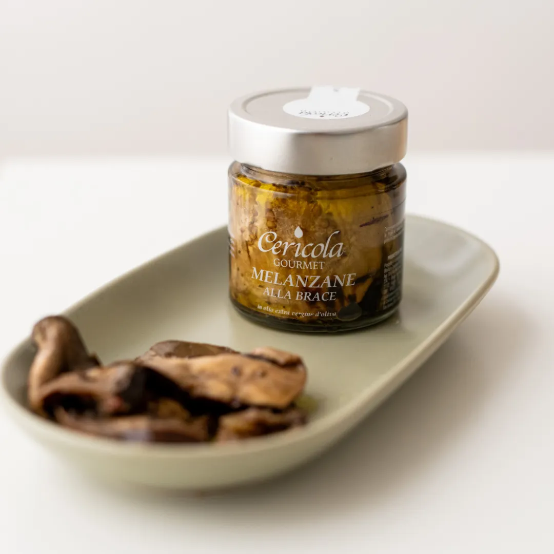 conserva melanzane alla brace in olio extravergine di oliva oleificio cericola dettaglio 3