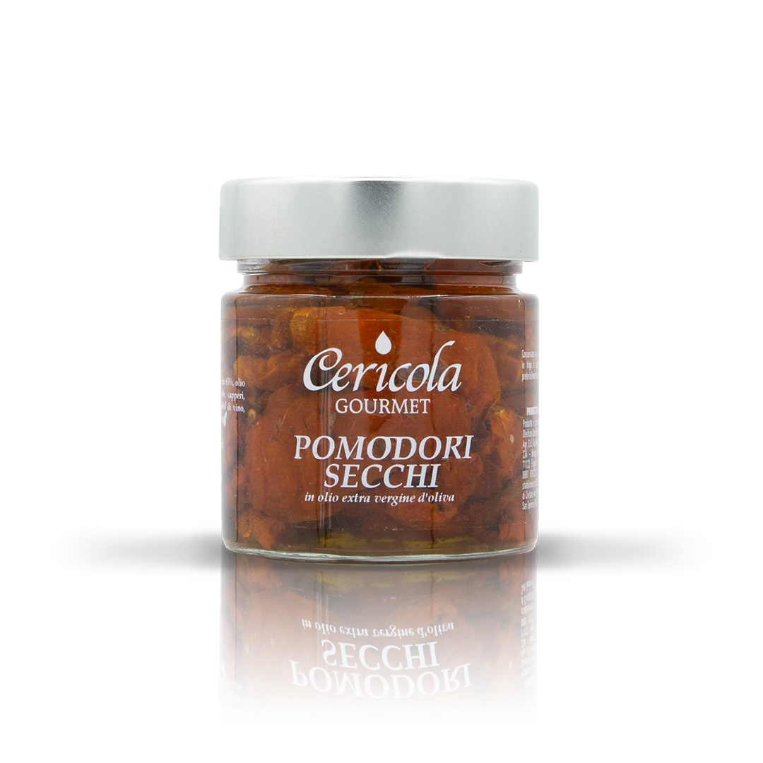 conserva pomodori secchi in olio extravergine di oliva oleificio cericola