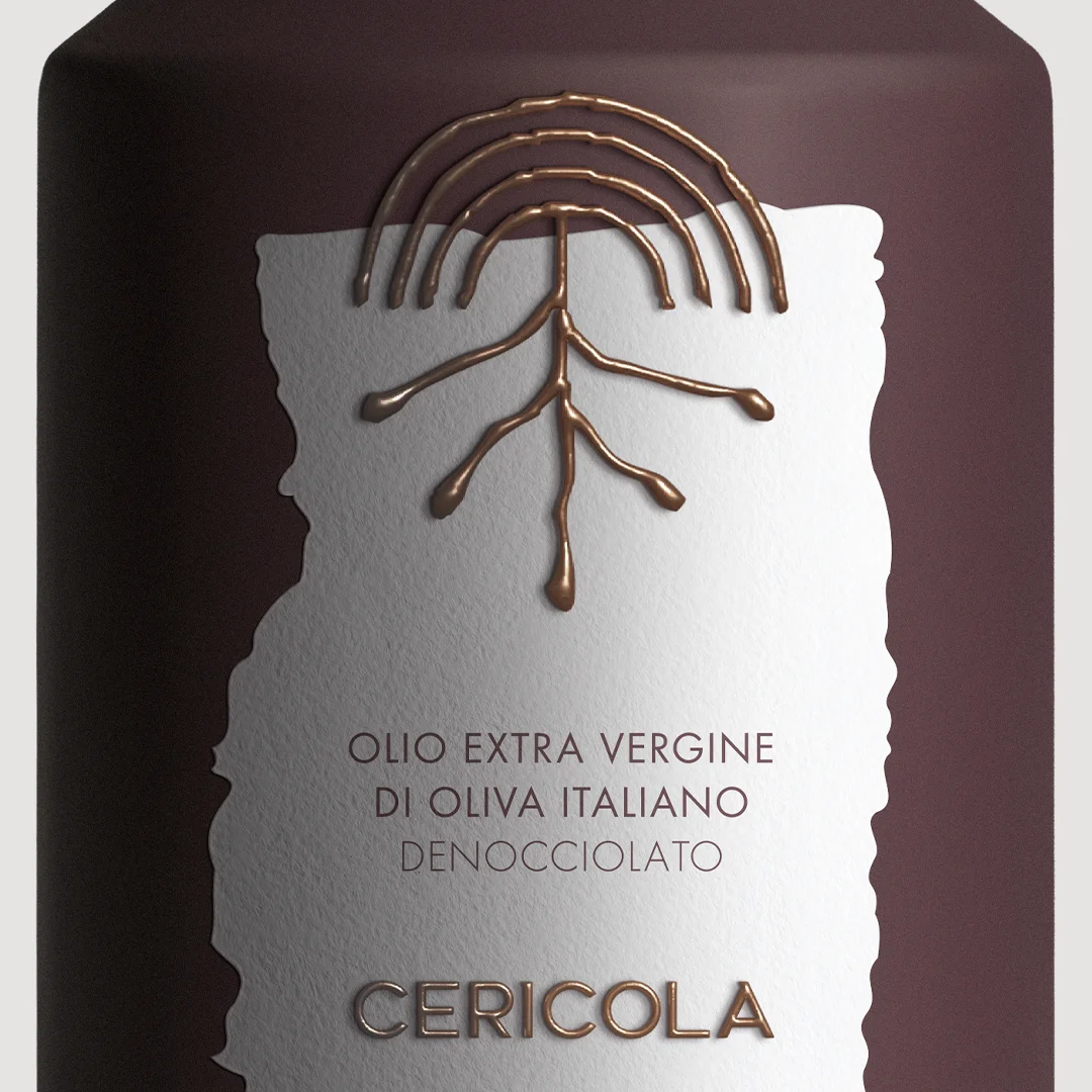 olio extravergine di oliva denocciolato superintensivo coriana bottiglia oleificio cericola dettaglio 2
