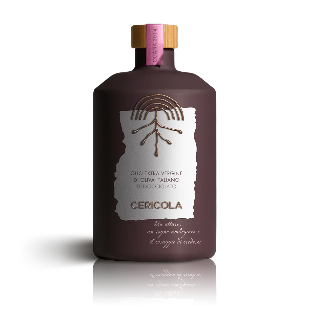olio extravergine di oliva denocciolato superintensivo oliana bottiglia oleificio cericola