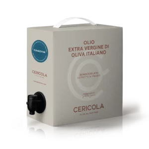 olio extravergine di oliva peranzana monocultivar denocciolato a freddo bag in box 1l oleificio cericola