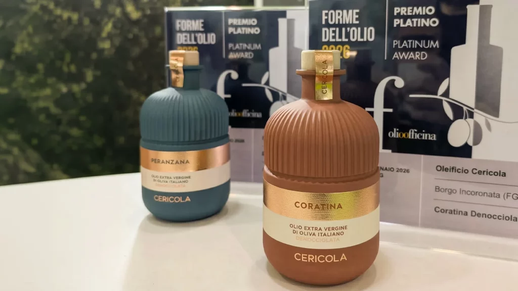 bottiglie coratina e peranzana premio platinum le forme olio 2026 2