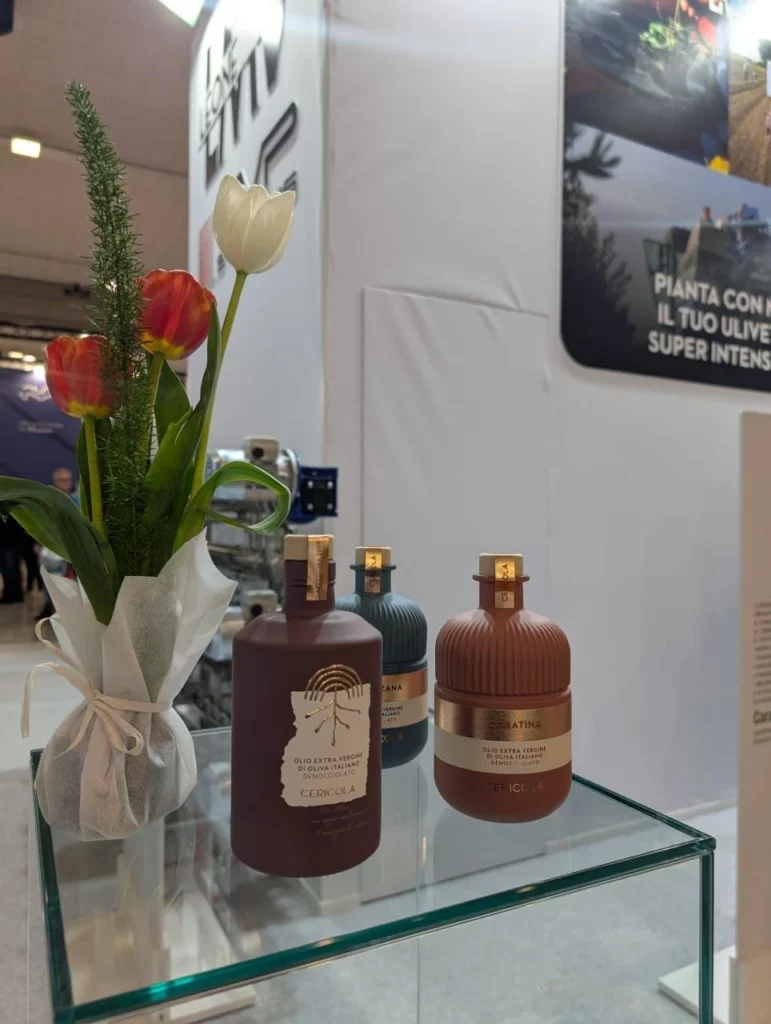 bottiglie extravergine oleificio cericola presso enoliexpo2026 bari