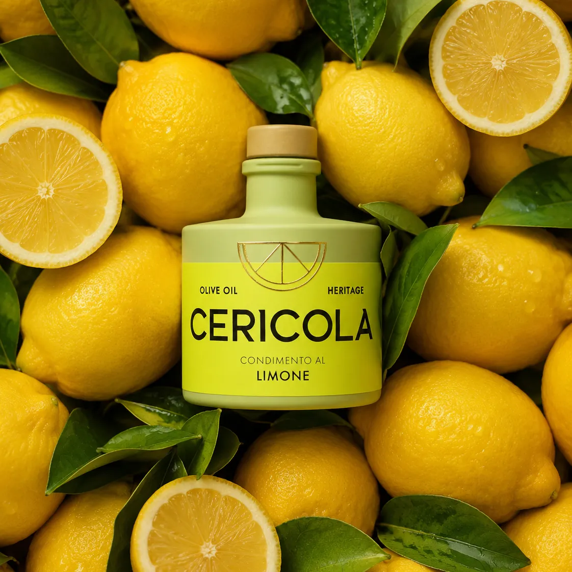 condimento a base di olio extra vergine di oliva aromatizzato al limone oleificio cericola social 1