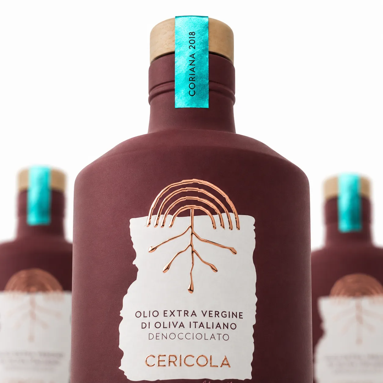 olio extravergine di oliva denocciolato superintensivo coriana bottiglia oleificio cericola dettaglio 3