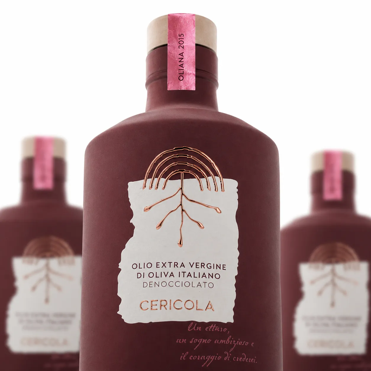 olio extravergine di oliva denocciolato superintensivo oliana bottiglia oleificio cericola dettaglio 3