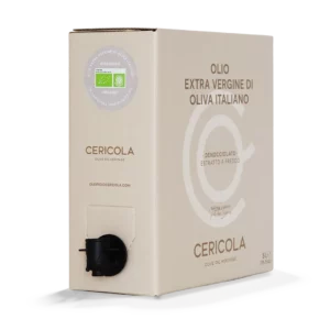 olio extravergine di oliva superintensivo biologico denocciolato a freddo monocultivar bag in box var 5l oleificio cericola 2