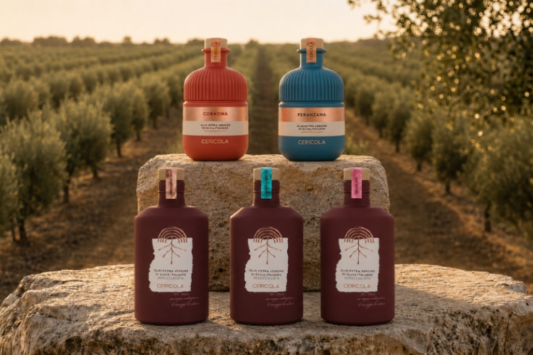 bottiglie olio extravergine oleificio cericola foggia