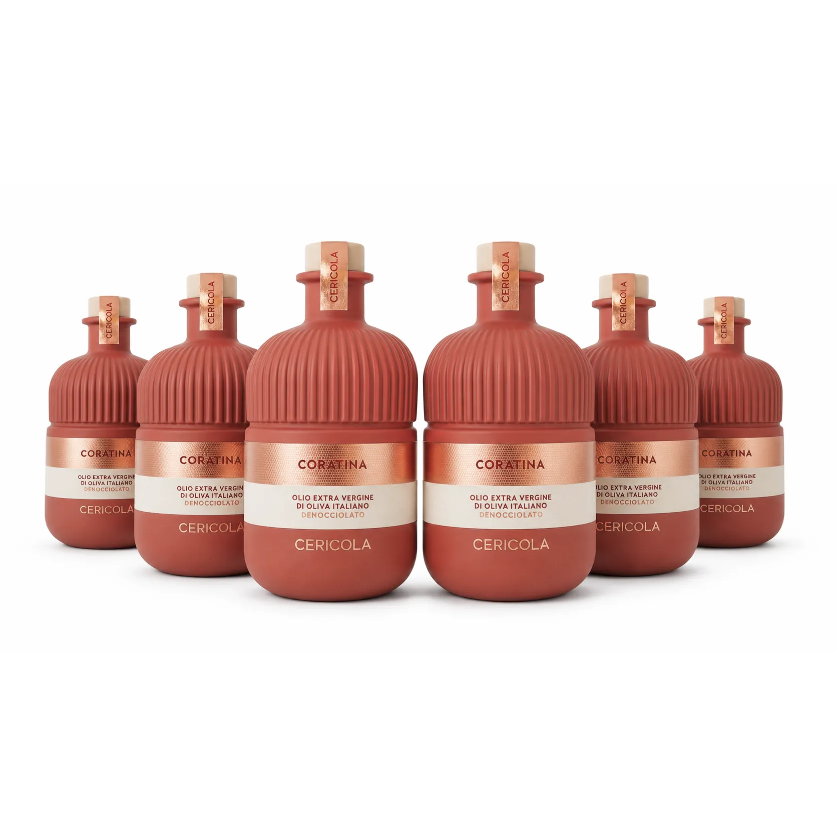 olio extravergine di oliva coratina monocultivar cericola confezione 6 bottiglie