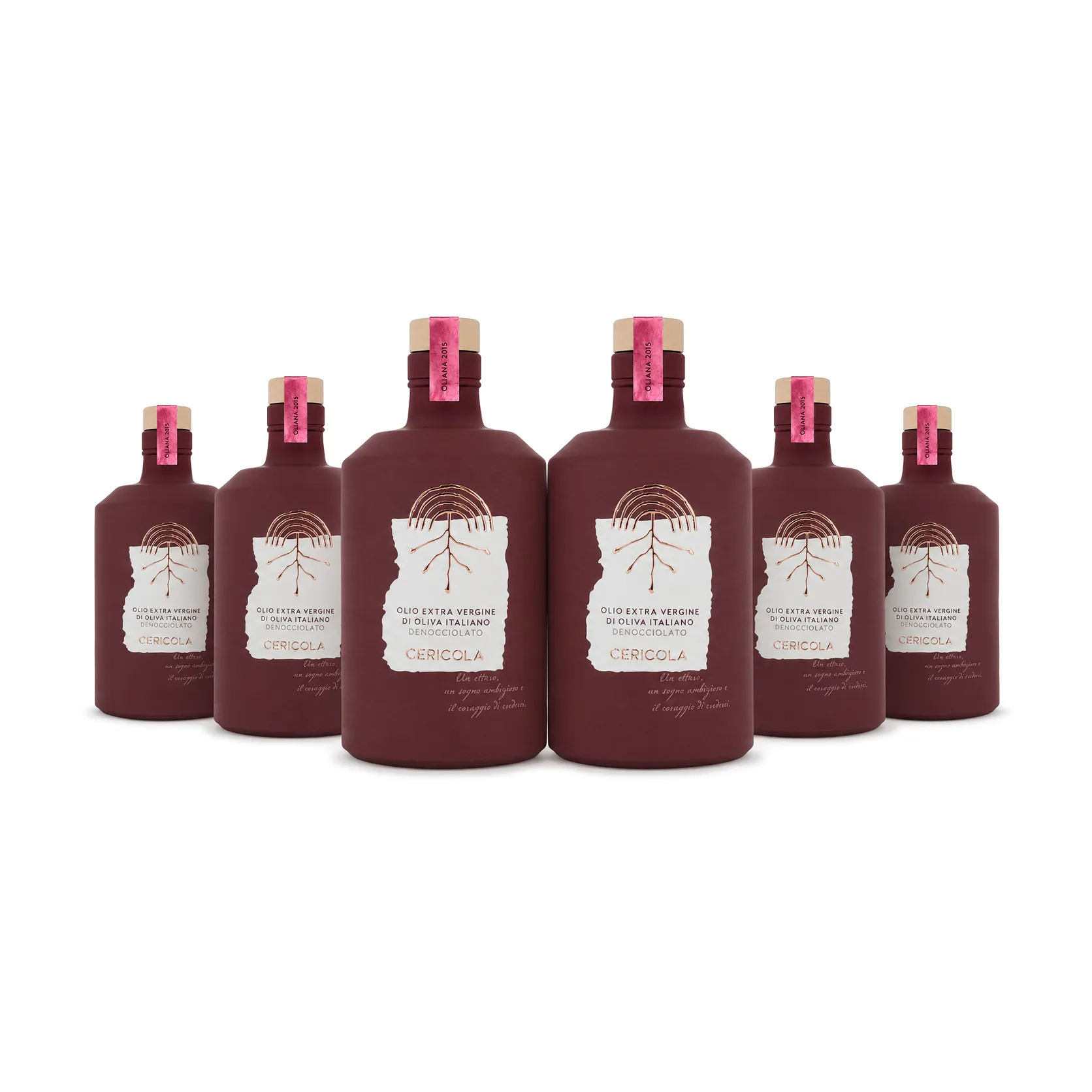 olio extravergine di oliva oliana monocultivar cericola confezione 6 bottiglie