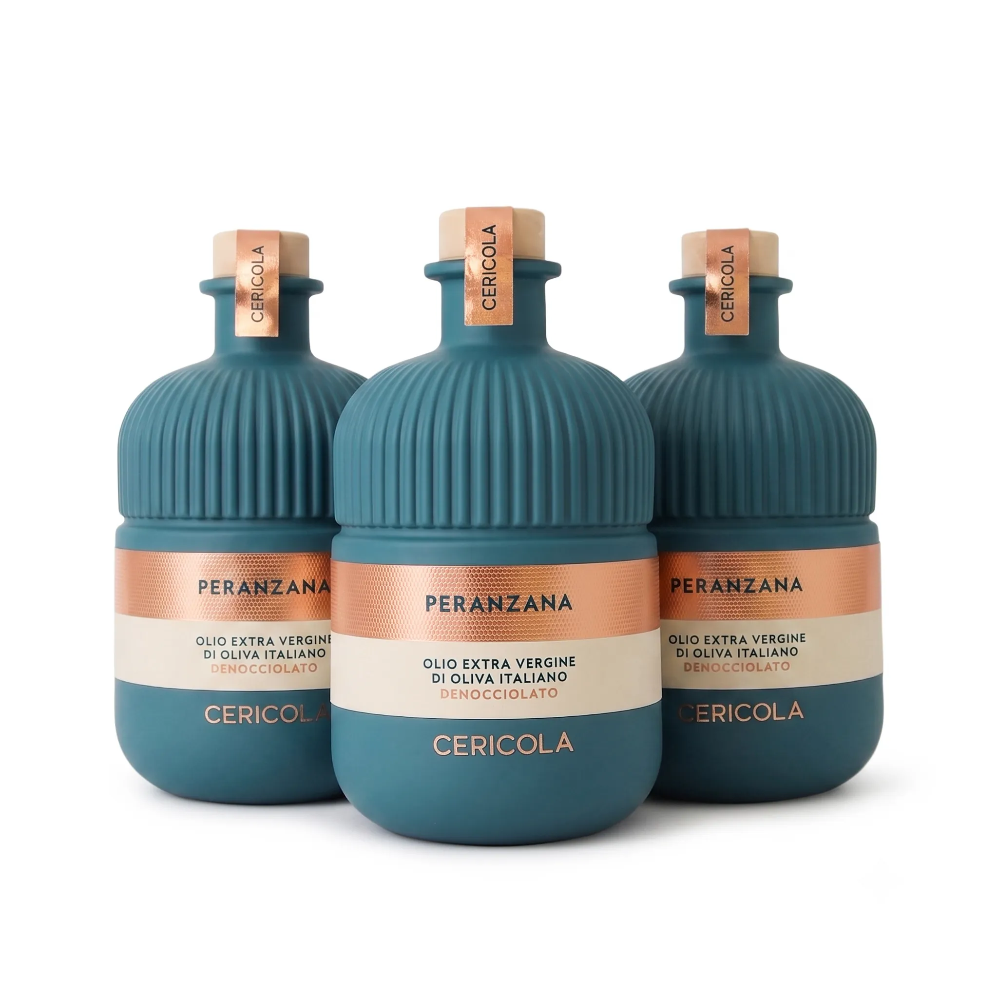 olio extravergine di oliva peranzana monocultivar cericola confezione 3 bottiglie