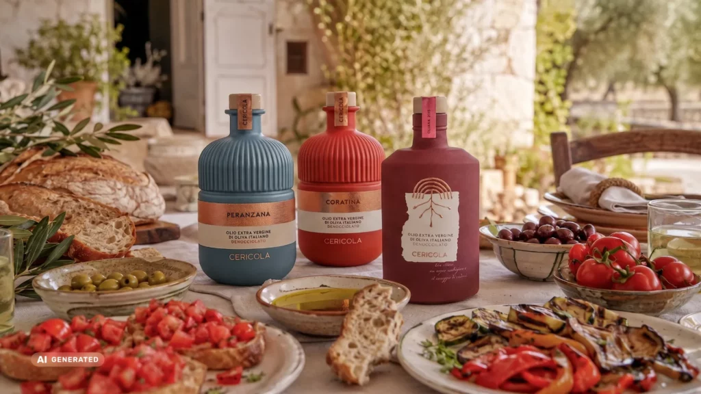 olio extravergine pugliese ospitalita tavola cericola