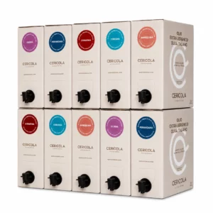 olio extravergine di oliva denocciolato a freddo promo bag in box 10 pezzi 5l oleificio cericola
