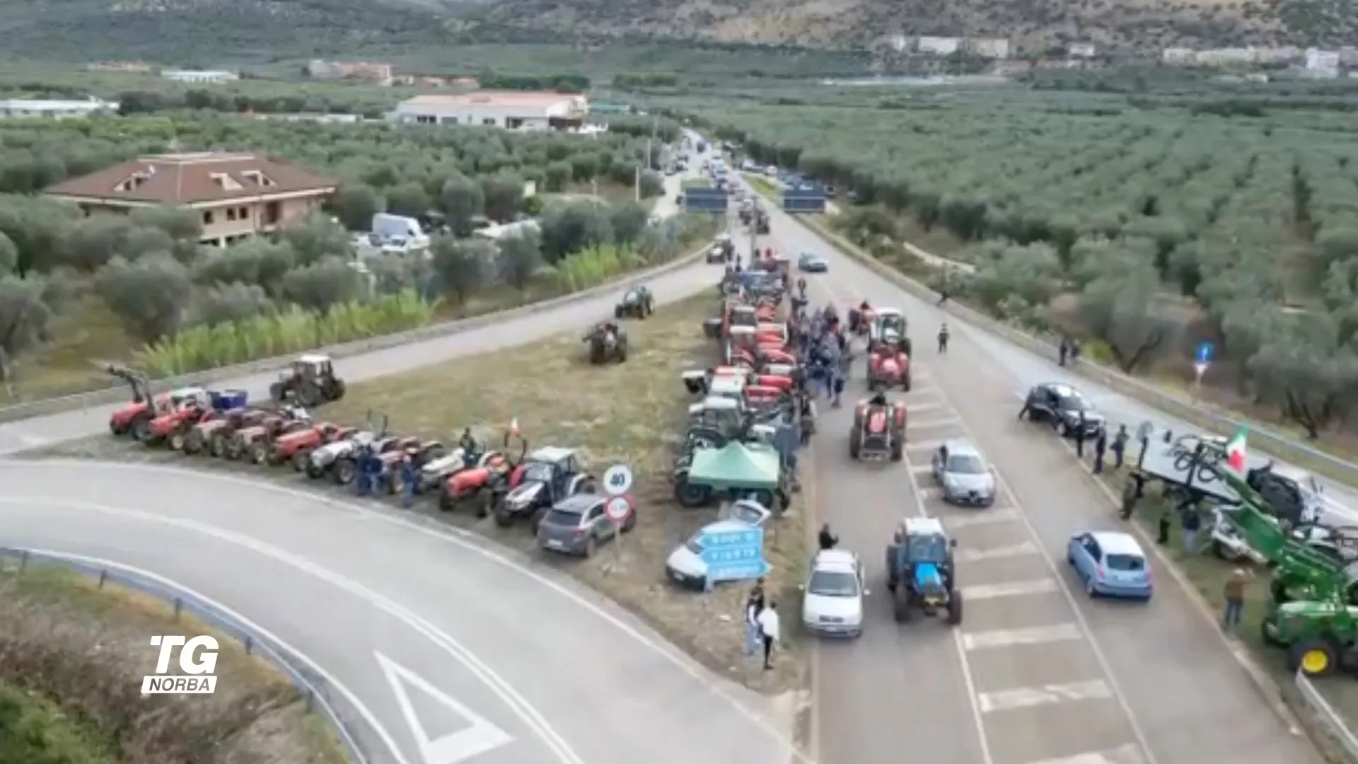 fg s protesta camionisti e olivicoltori carpino 1 13 lof mp4